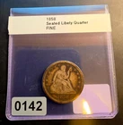1858 Seated Liberty Quarter USA 🇺🇸 Historic Silver Coin