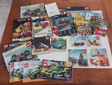 LEGO LEGOLAND LOT DE NOTICES DIVERS 1986 A 2020