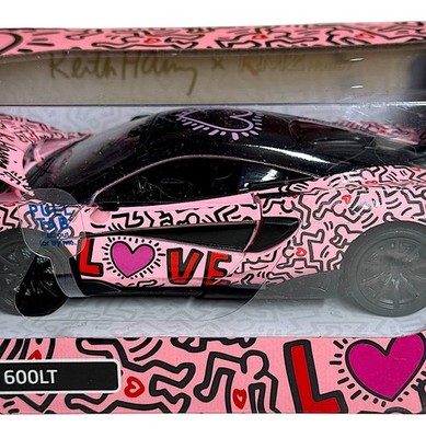 RMZ x Keith Haring McLaren 600LT Diecast Car 1:32 Scale Model Toy