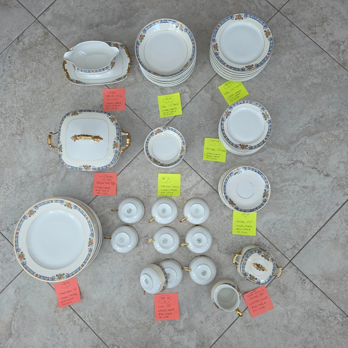 Limoges Dinner Service Sets for sale - eBay