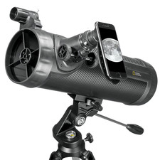 Telescopio newtoniano National Geographic NG114 mm con trípode de mango panorámico