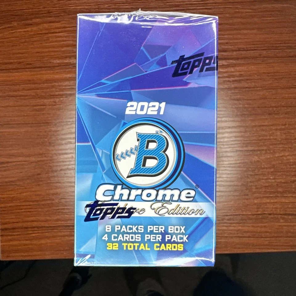 2021 BOWMAN CHROME SAPPHIRE BASEBALL Sealed HOBBY Box WITT SKUBAL GREENE OHTANI - Image 4 of 4