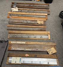 Paper Cutter Blades; Guillotine Blades (Lot of 8)