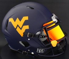 WEST VIRGINIA MOUNTAINEERS WVU Riddell Speed Full Size AUTHENTIC Football Helmet