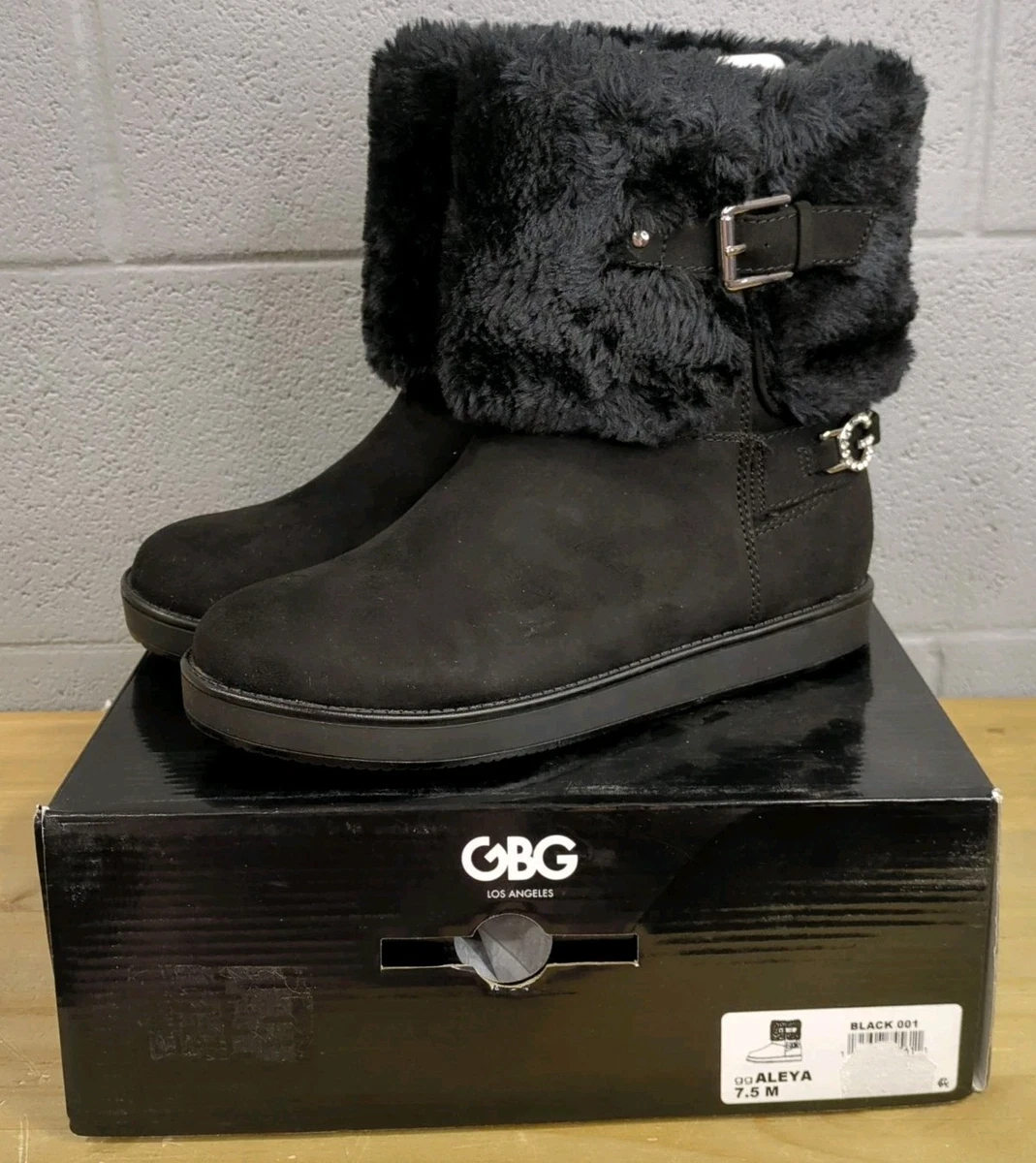 Bottes Hautes Guess G By Guess - Marron - Taille US 7 (FR 37/38) - Cuir - Portées 1 Fois
