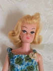 Vintage 1960s Barbie Clone Doll Hong Kong Bubble Flip Cut Mid Century Poseable