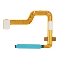 COMPATIBLE HOME FOOTPRINT BUTTON FOR MOTOROLA MOTO G41 G22 FLEX CABLE LIGHT BLUE