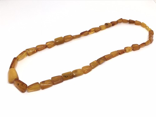 Old Amber Necklace Gift Vintage Natural Baltic Amber Beads Unique 45,1g 19546 - Picture 19 of 24