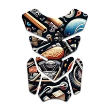 Fish Bone Tank Pad Anti Slip Protector Sticker TP111 3449430 Retro Bike