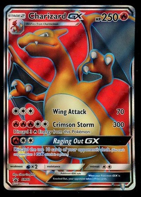 Pokemon Charizard GX SM60 Sun & Moon Premium Collection Black Star Promo Card HP