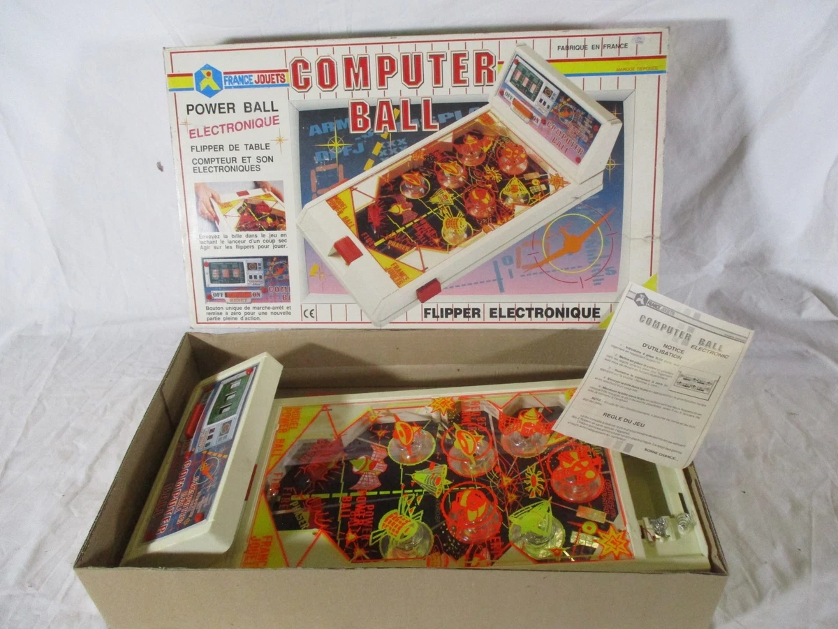 Ancien Jeu Jouet, Flipper Vintage D'enfant Boîte D