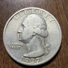 New Listing1937-S WASHINGTON QUARTER, Very Fine CONDITION Actual Coin