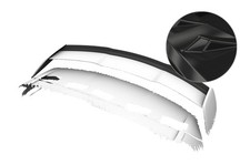 Heck Spoiler Flügel Wing Hochglanz für Mercedes-Benz A-Klasse W176 AMG HF132-G