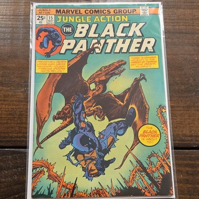 Marvel Comics Jungle Action #15 Black Panther 1975 Bronze Age Comic Book