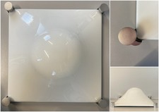 LAMPADA BOLLA PLAFONIERA PARETE Martinelli LUCE WALL LAMP 37x37x16 cm/h ‘60