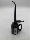 Vintage Railroad Black Metal Merchandise & Memorabilia Handled Oil Can