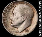 1954 Roosevelt Dime- Silver- Scarce Better Date- No Reserve #K2098