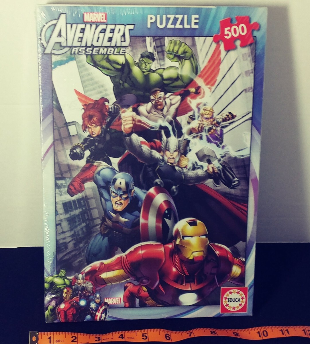 Marvel Avengers Assemble 500 Piece Puzzle BRAND NEW By EDUCA