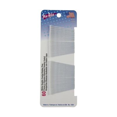 Sta Rite White Bobby Pins 60 Count 70091013548 Ebay