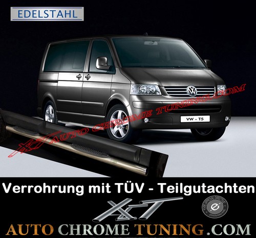 PETEX Trittstufenmatten Set Für VW T5 T6 T6.1 - 3-teilig In Schwarz