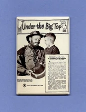 EMMETT KELLY *2X3 FRIDGE MAGNET* WEARY WILLIE HOBO CLOWN CIRCUS SAD ACTOR CRYING