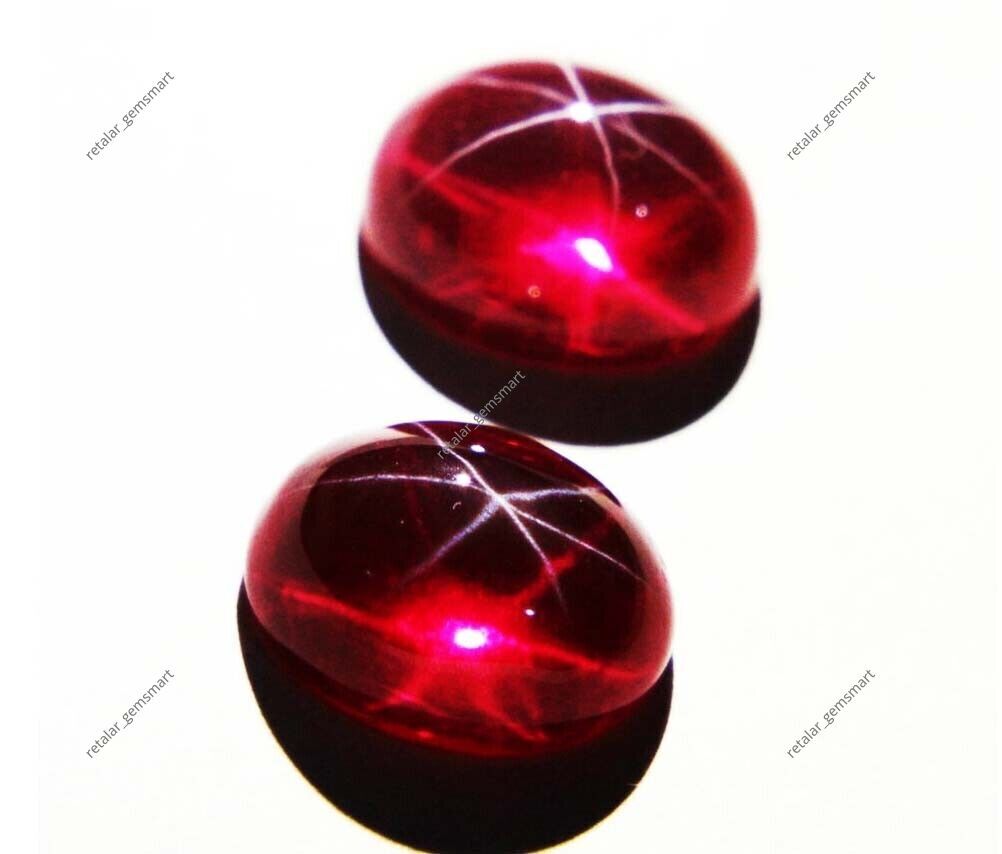 Extremely 18 Ct Certified 6 Rays Natural Star Ruby Cabochon