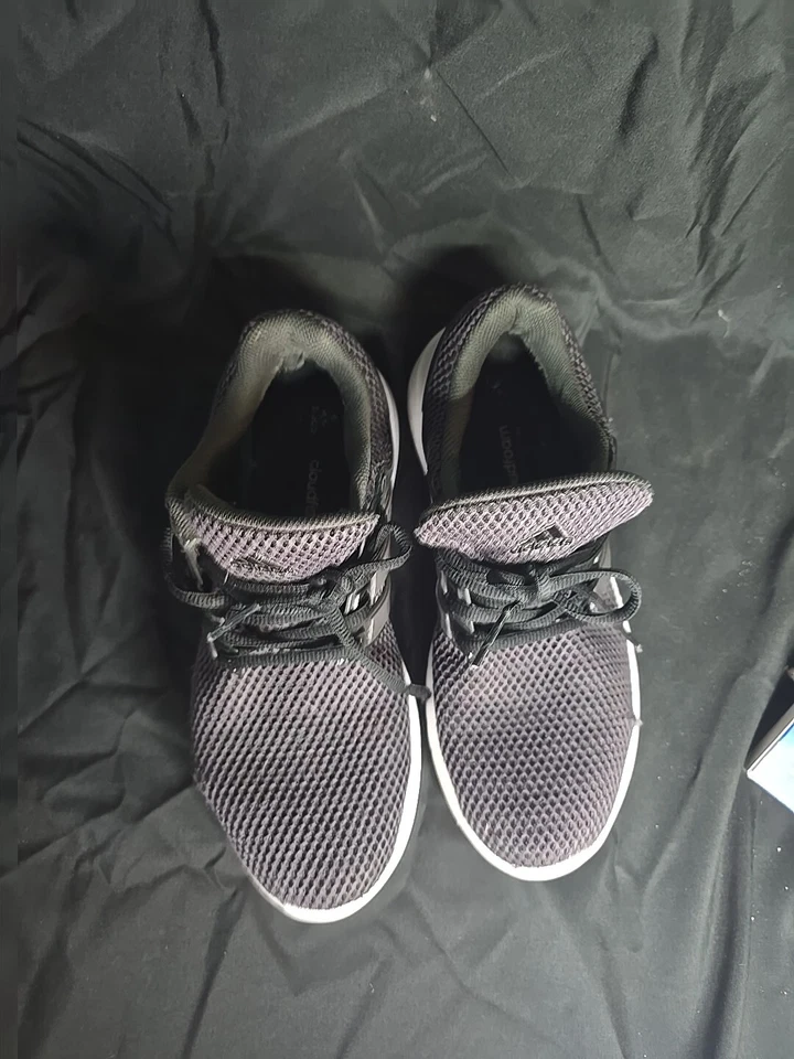 Adidas Energy Cloud Womens CG3011 Sz 7.5 Cloudfoam Utility Black Grey White - Image 3 of 4