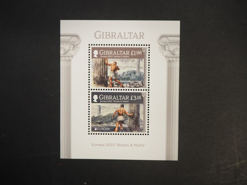 Gibraltar 2022, Cept Block "Mythen" **/MNH, MiNr. Block 150 (20), ME 280,- - 第 3/3 張圖片