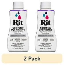 (2-pack) Rit Colorstay Dye Fixative, 8 fl. oz USA Free Shippping