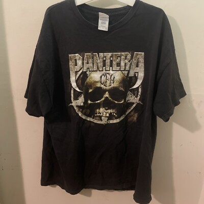 Pantera Cowboys from Hell Black Shirt Tennessee River XL Skeleton Vintage