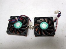 Pack of 2 Aluminum Copper CPU Heat Sink Cooling Fan, 3 Pin Plug
