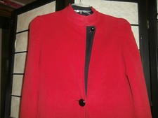 Wellington Kashmiracle Luxurious Red Coat Sz S M Vtg