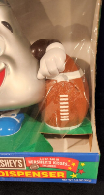 Vintage Hershey Kisses Dispenser - Football Theme - Original