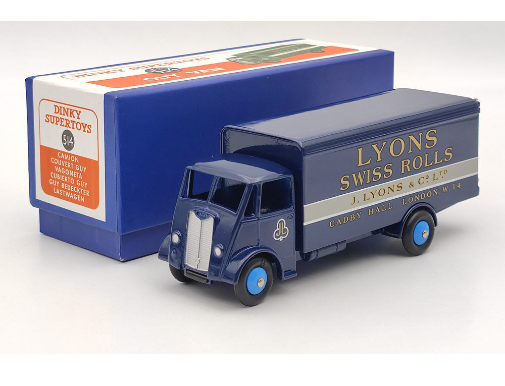 Atlas Editions, Dinky 514 Guy Vixen Van 'Lyons' Reproduction Diecast
