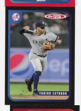 2020 Topps Total Black #395 Thairo Estrada 4/5 New York Yankees Wave 4