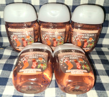 ALL NEW 5-Pack SNOWY PEACH BERRY PocketBac Sanitizers 1 oz Bath  Body Works
