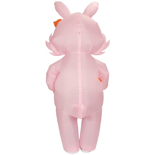 Easter Inflatable Bunny Cosplay Costume Blow Up Rabbit Outfit Adult Halloween AU - Picture 4 of 8