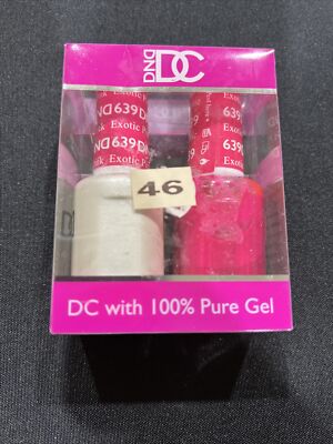DND Gel Polish Duo Soak Off Gel & Nail Lacquer Set LED/UV .5 oz 15 ml Color 639