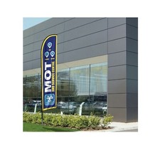 GARAGE MOT Repair Flags portable WINDSALE feather flag kit Inc Car Foot base 