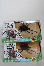 (2) 2018 Zuru Robo Alive Spider  Robotic Toys (Brand New)
