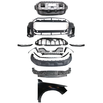 front bumper lower splash shield RH fender grille spoiler 14pc for 2020- 23 SQ7