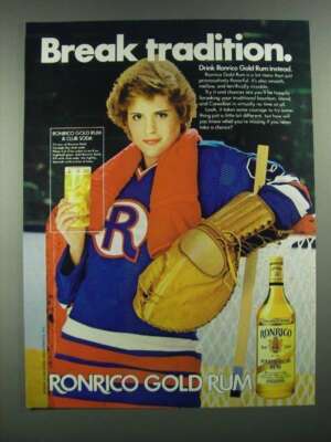 1983 Ronrico Gold Rum Ad - Break Tradition