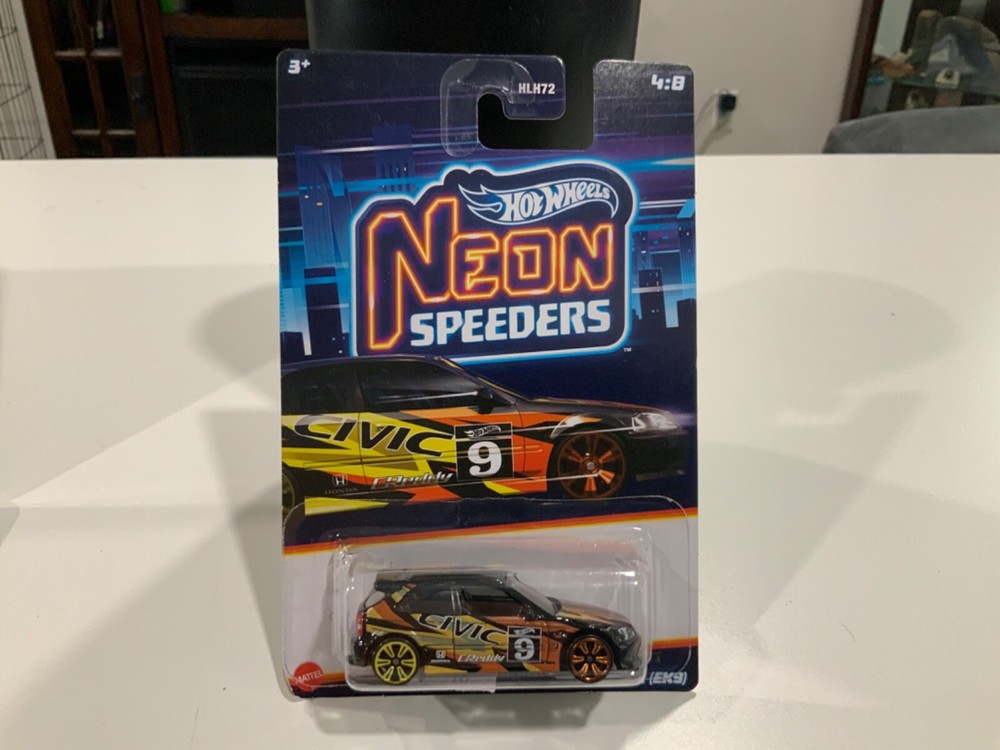 HOT WHEELS NEON SPEEDERS HONDA CIVIC 4/8