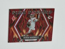 Patrick Mahomes 2023 Panini Phoenix Fire Forged Red #6/199 Color Match SP