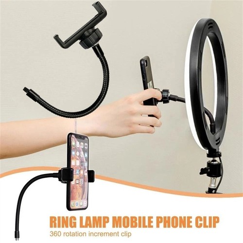 Light Mobile Phone Clip Flexible Tube Phone Tripod Phone Stand Smartphone Live