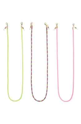 3-Pack NORDSTROM BP. SUNGLASSES Eye Glasses Chain Lanyard Necklace Holder Strap