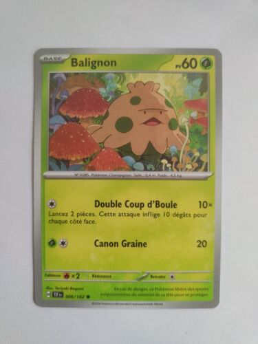 Carte Pokémon - Balignon 006/162 - Forces Temporelles EV05 - Photo 1/2