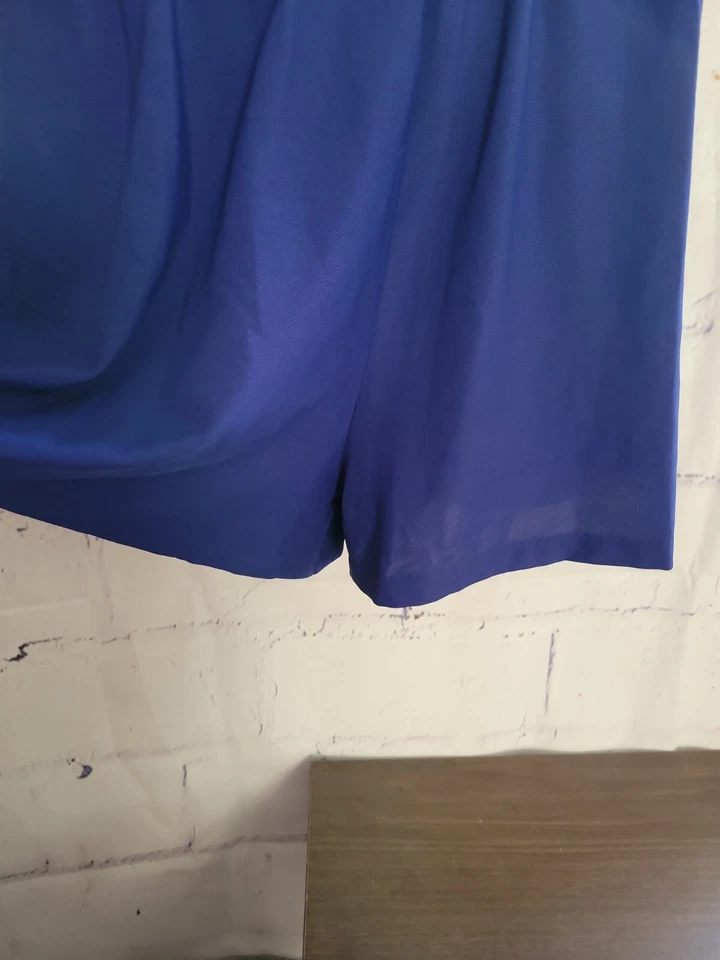 Traje de baño vintage South Point Jantzen de una pieza talla 14 azul forrado pantalones cortos y camiseta sin mangas Foto 3 de 4