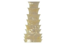 Trapezoid Crown Yellow Celluloid inlays for L...