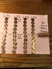 (5) Complete 8 pc Set Lincoln 2009 Cent Penny P&D 40 Coin UNC Bicentennial roll 